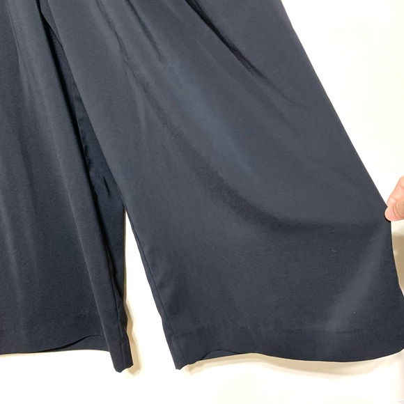 Zara Women’s Like New Black Square Tie Front Ribbon Pants Size Small - Picture 4 of 16